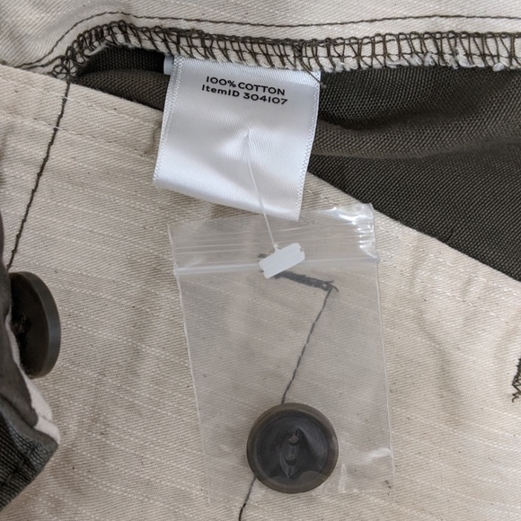 LL Bean Signature Washed Canvas Cloth Pants - Picture 12 of 14